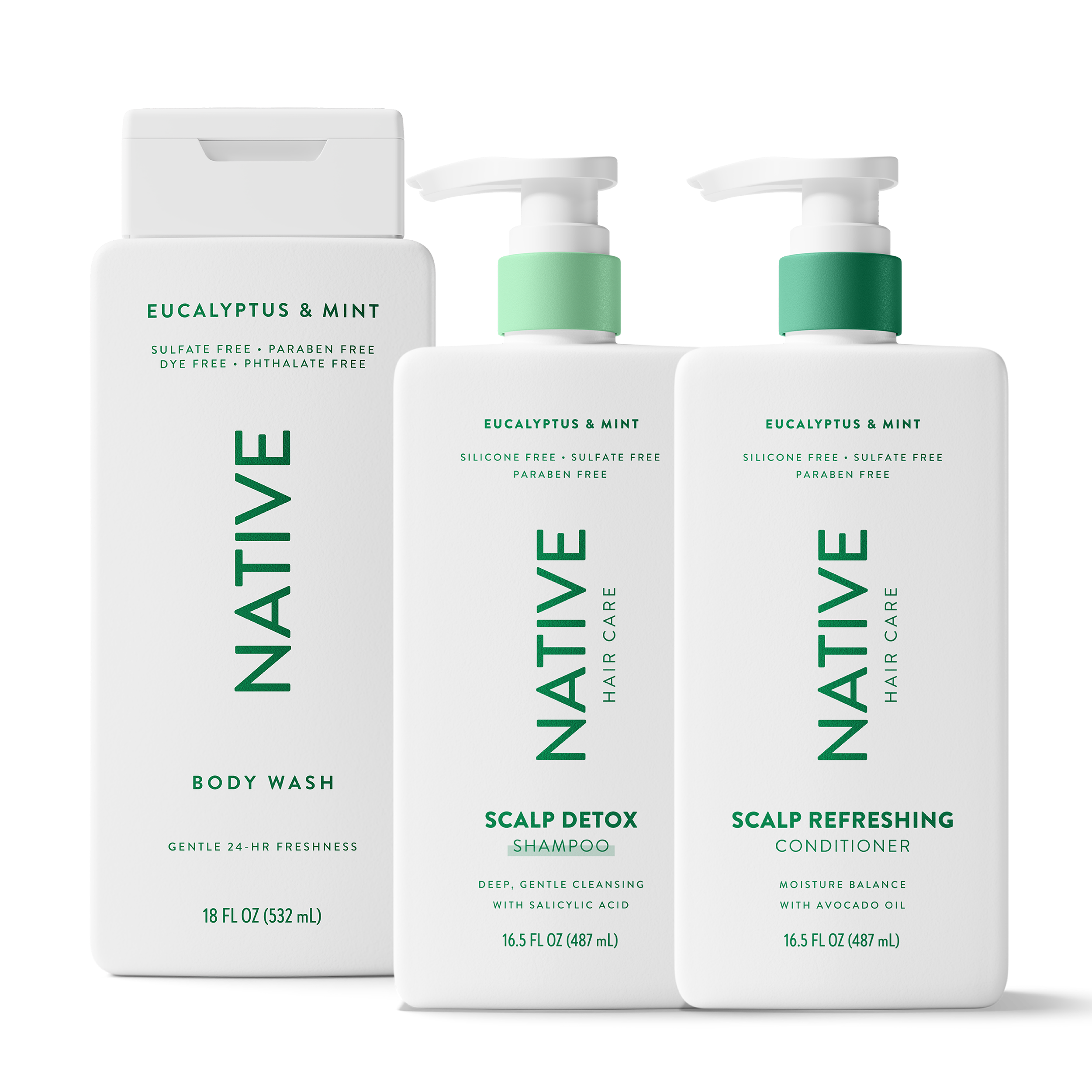 Shower Essentials Trio - Clean Bundle