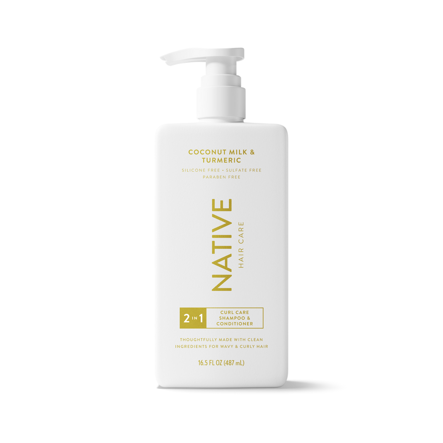 Curl Care 2-in-1 Shampoo & Conditioner - Clean Scalp (16.5oz)